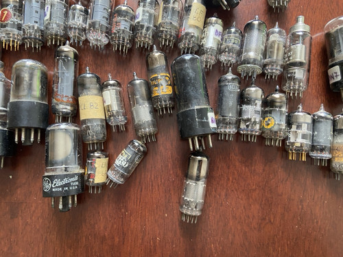 Lotto Stock n. 70 valvole termoioniche assortite - Electron Tube Telefunken Rca - Foto 10 di 13