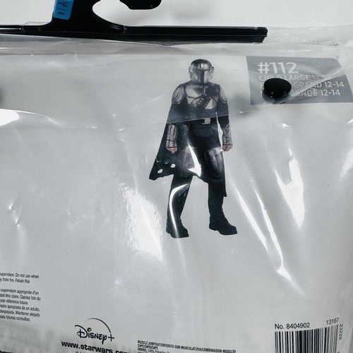 Star Wars The Mandalorian Kids Costume Disney Halloween Season 2 Boys LG NEW - Picture 10 of 12