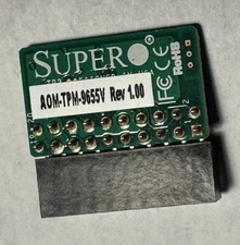 SUPERMICRO AOM-TPM-9655V TCG 1.2 compliant TPM Trusted Platform Module