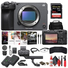 Sony FX3A Full-Frame Cinema Camera  64GB Card  Battery Bundle