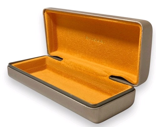 BVLGARI Hard Case Eyeglasses/ Sunglasses Golden Hard Case With Cloth Genuine - Picture 11 of 11