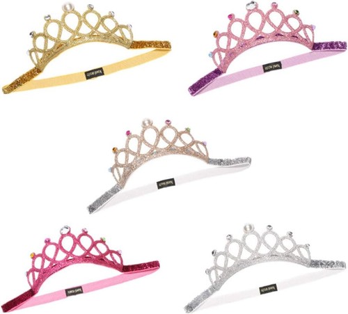 Baby Girl Rhinestone Crown Headbands Toddler Princess Tiara Headband...