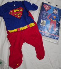 Baby Boy DC Superman Halloween Costume Outfit Size 0-6M