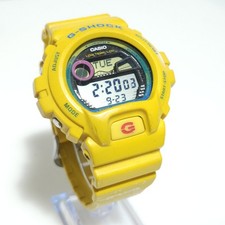 Casio G Shock GLX 6900A Yellow G-Lide Moon Data Watch