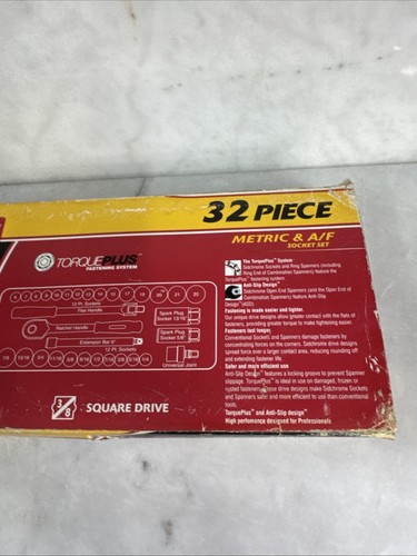 Sidchrome Vintage 32 Piece Meteic & A/F Socket Set #13105 - Picture 8 of 14