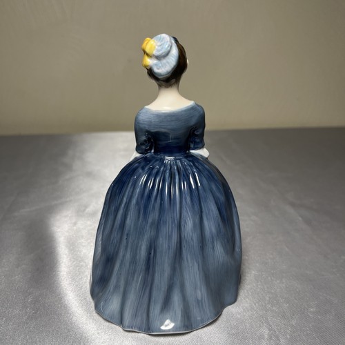 Vintage Royal Doulton CHERIE Bone China Figurine Girl Blue Gown HN 2341 England - Picture 4 of 7