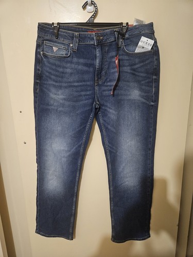 New Men's GUESS "Desmond Tapered" Jeans - 36x30 - Nilam Wash - Relaxed Fit - Str - Bild 4 von 4