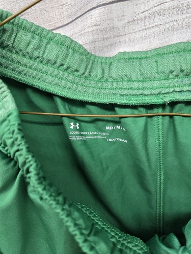 Men's Notre Dame Fighting Irish Under Armour Practice Shorts Green Sz MED - Picture 4 of 10