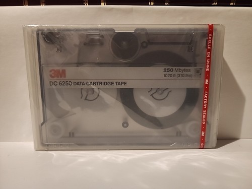 Vintage 3M DC 6250 Data Cartridge 250 MB Sealed New  - Picture 1 of 2