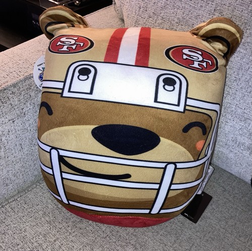 San Francisco 49ers Plushie Mascot Pillow soft & huggable pillow NWT