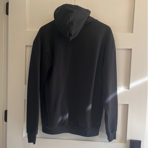 Retro Happy Hoodie with Puffed Lettering Mens Size Large - Picture 2 of 6