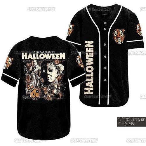 Michael Myers Baseball Trikot Halloween Film Baseball Shirt Horrorfilm Shirt - Bild 1 von 2