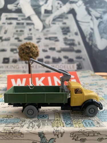 Wiking 1:87 k 1:40 Magirus Sirio replica pappagallo asse a filo modello pubblicitario 2.W. - Foto 6 di 16