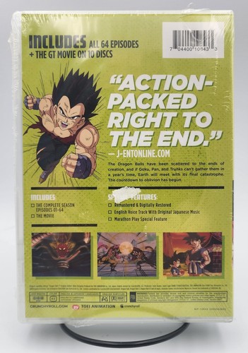DRAGON BALL GT: The Complete 64 Ep Series + Movie (DVD) Brand New | NIB | Sealed - Imagen 2 de 2