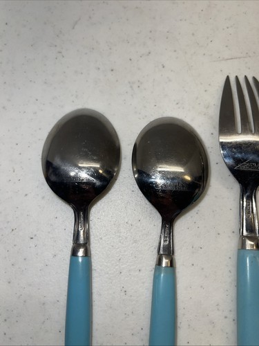 Castle Stainless Steel Japan Flatware Turquoise - Bild 5 von 9