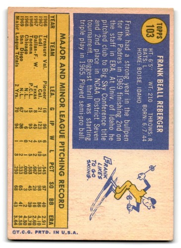 1970 Topps Baseball #1-250 VG to VG/EX You Choose Complete Your Set Vida Blue RC - Picture 187 of 402
