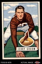 1951 Bowman #99 Jerry Groom Cardinals-FB Notre Dame 5.5 - EX+
