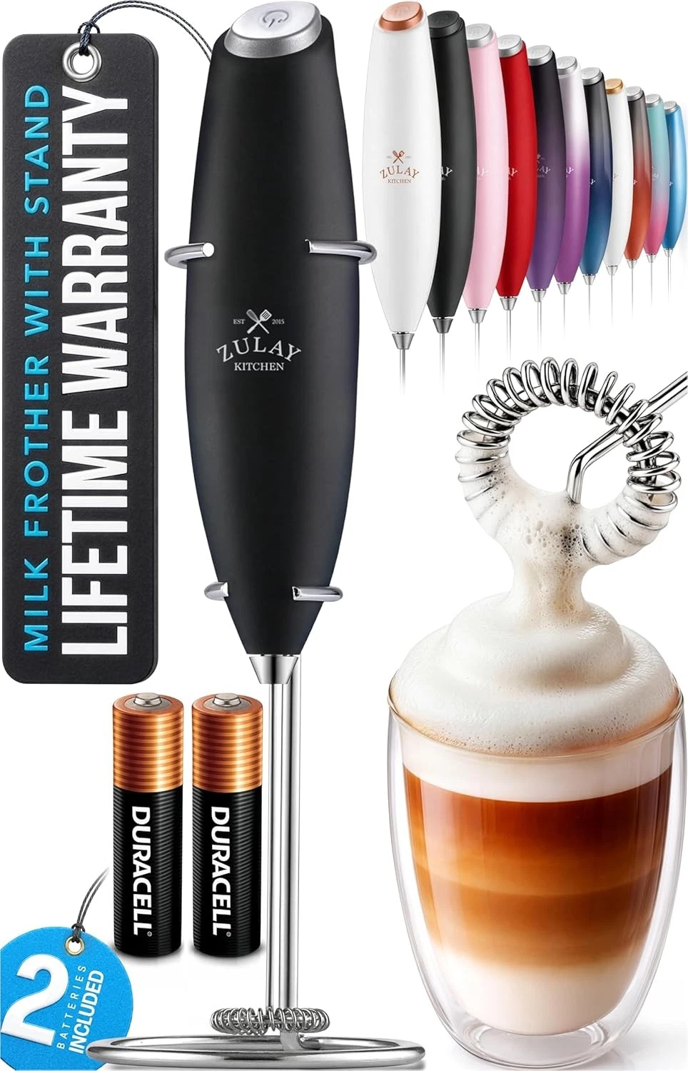 Zulay Kitchen Milk Boss Milk Frother