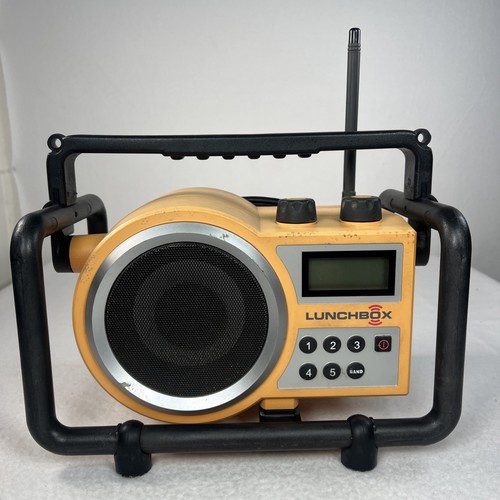Sangean LUNCHBOX Digital Radio AM/FM, Compact Design, Large LCD Display, LB-100