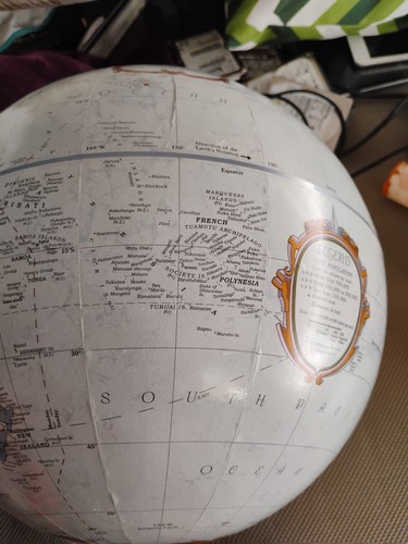 Vintage Replogle Globes Inc 12 Inch Diameter Globe Platinum Classic Series - Picture 4 of 8