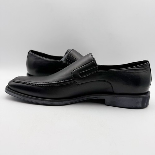 Bruno Magli Mens Raging Loafer US 10M EU 43 Black Nappa Leather Slip On NIB - Picture 7 of 12