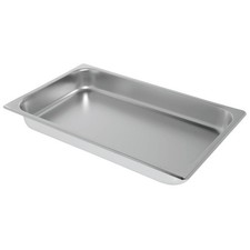 HUBERT® Chafing Dish Food Pan Full Size Stainless Steel Chafing Dish Food Pan -