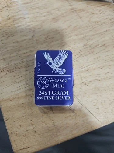 WESSEX MINT - “EAGLES”  24 X 1 GRAM / 999 FINE SILVER BARS 🔥 MINT SEALED