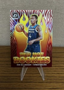 2024-25 Donruss Optic Rob Dillingham Red Hot Rookies Holo Prizm #7 RC