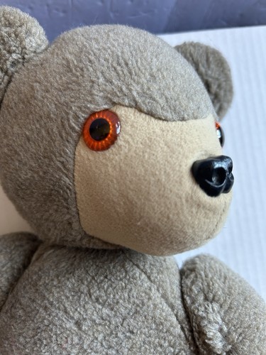 Vintage Teddy Bear Jointed Gray 17” - Picture 2 of 11
