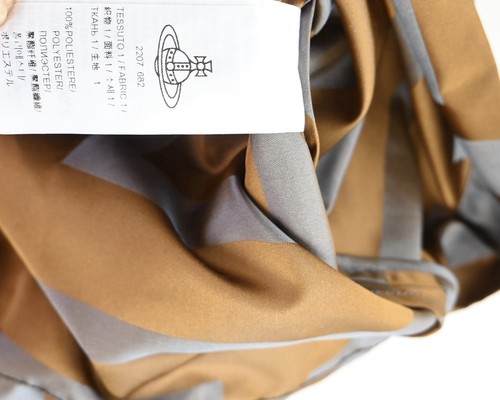 Vivienne Westwood Anglomania "Greek Key"  blouse in latte/bronze size EU44/UK12 - Bild 7 von 8