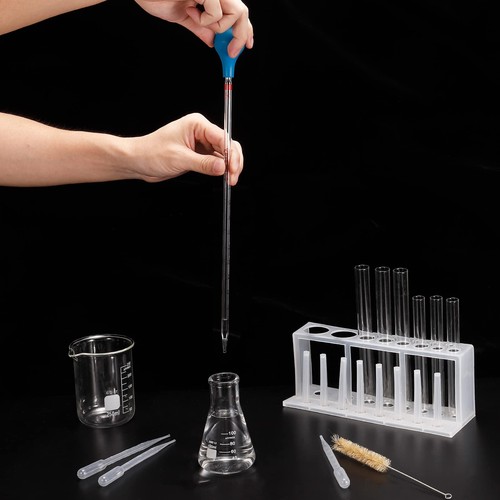Graduated Dropper Pipettes Kit, 2pcs 0.1ml Borosilicate Glass Pipette with Ru... - Picture 5 of 5