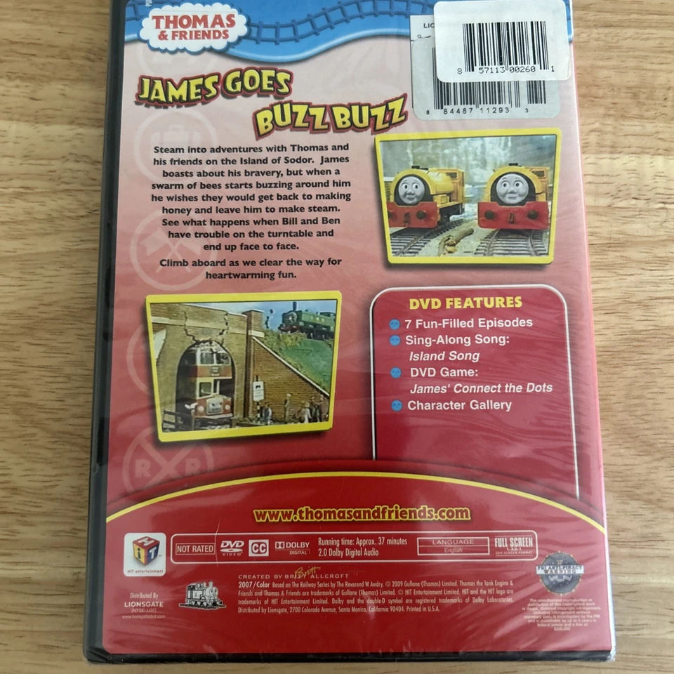 Thomas & Friends "James Goes Buzz Buzz" & Thomas Sodor Celebration++(DVD) NEW - Image 4 of 4
