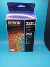 2026 Genuine Set 4 Epson 252 Ink 252XL WorkForce WF-3620 WF-7110 WF-7720 Sealed