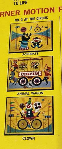 Tommy Turner Circus Motion Puzzle Toy Rare w Original Box 1965 A.C.Gilbert, NOS - Picture 2 of 6