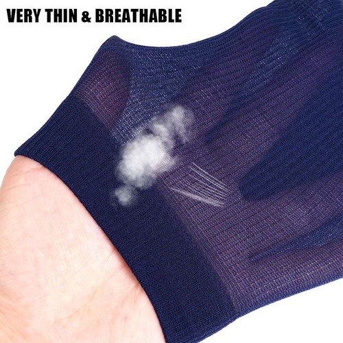 US 10 Paar Herren Ultradünne Eis Seide Socken Atmungsaktiv Kurz Strümpfe Dünn Cool - Bild 5 von 20