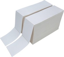 L LIKED 4000 4x6 Thermal Labels Fanfold, Direct 4 x 6 - 4000 Labels, White 