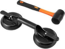 Floor Gap Fixer Tool for Laminate Flooring Repairing w/Plastic Mallet Wooden