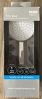 Mira Showers Beat Shower Head Single Spray Shower Head 90 Mm Chrome/White