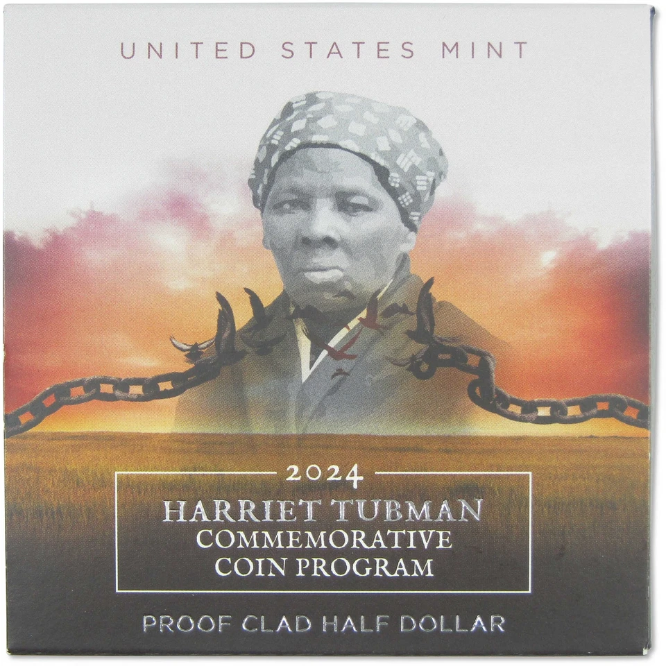 Harriet Tubman Commemorative Half Dollar 2024 S Clad 50c Proof OGP COA - Image 4 of 4