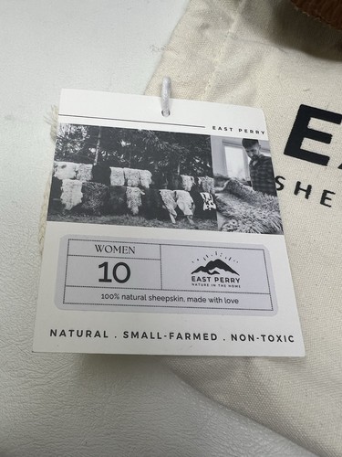 East Perry Sheepskin Slippers NWT tan women's size 10 - Bild 5 von 5
