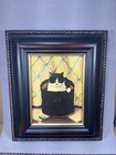 Bombay Co Framed Cat Prints Set Of 2 Folk Art Cottage Farmhouse Decor — photo 4