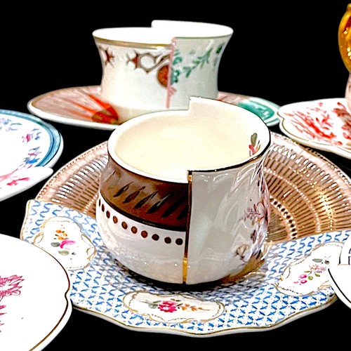 Seletti Hybrid x6 Coffee Cup & Saucer Range NEW/UNUSED £317 RRP -8.5% - Picture 8 of 24