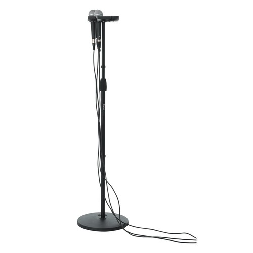 Gator Frameworks GFW MIC 6TRAY Black Microphone Stand for 6 Mics Compact Design - Picture 4 of 8