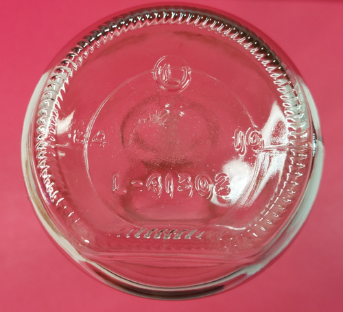 Milchflasche Karaffe Dekanter geprägt Paul Masson "Since 1852" MINI Glas Vintage - Bild 5 von 8
