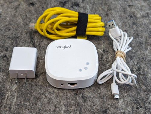  Works Sengled Z02-Hub kompatibel mit Alexa und Google Smart Home | weiß (2C)