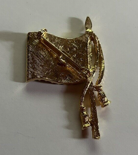 Spilla vintage STRASS BANDIERA AMERICANA 31 - Foto 6 di 9