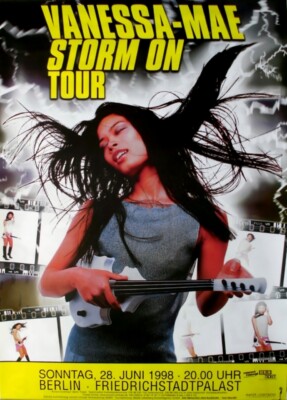 MAE, VANESSA - 1998 - Live In Concert - Strom On Tour - Poster - Berlin