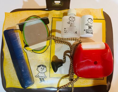 Vintage/Collectible/Rare Hassenfield Bros. Child's Toy Junior Deluxe Shaver Kit - Picture 2 of 8