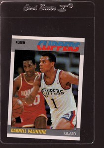 1987 FLEER #115 DARNELL VALENTINE MINT *061057 | eBay