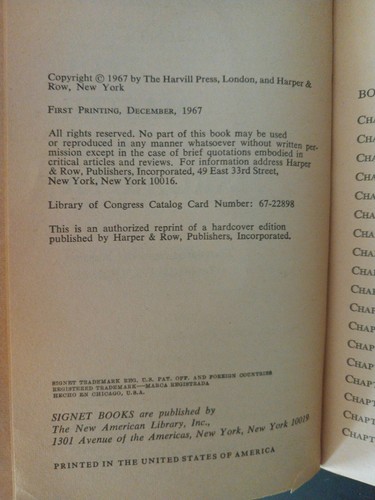 Mikhail Bulgakov - The Master and Margarita - Signet First Printing 1967 - Picture 6 of 6